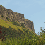 Arthur's seat en el parque de Holyrood en Edimburgo