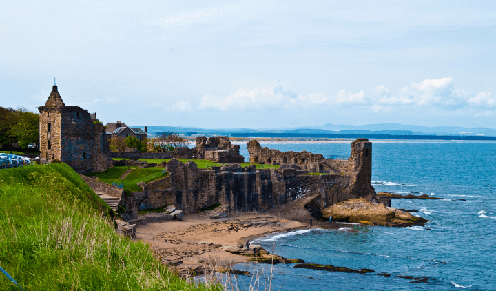 Vista del Castillo de Saint Andrews