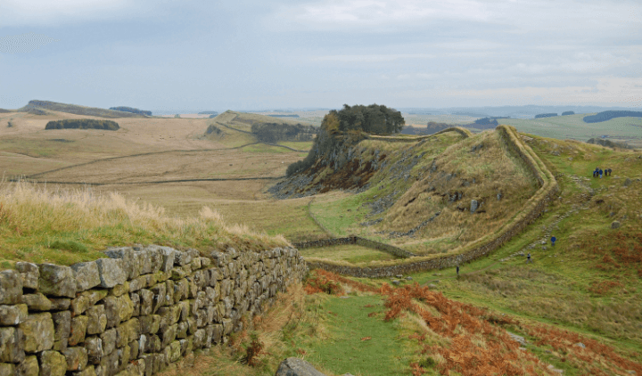 Hadrian's Wall o Muro de Adriano en Escocia