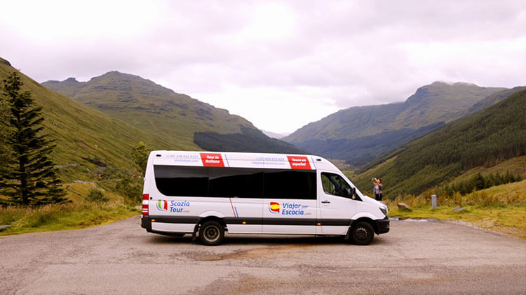 Mini bus de Viajar Por Escocia