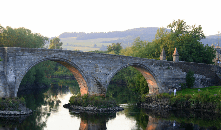 Stirling Bridge al atardecer