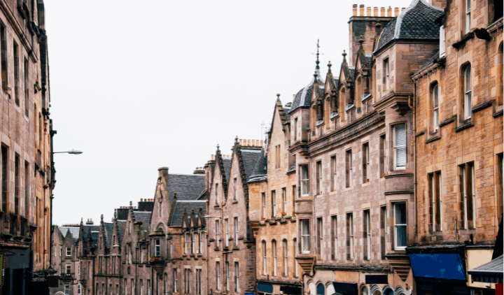 Imagen de la Royal Mile en Edimburgo