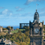 Vista panorámica de la ciudad de Edimburgo