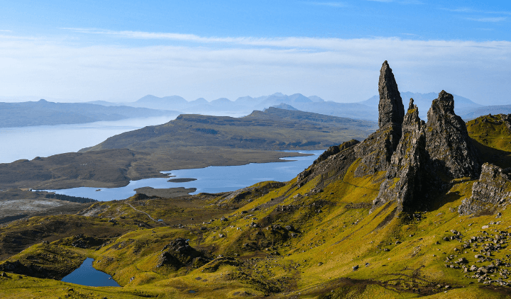 Paisaje natural de Escocia