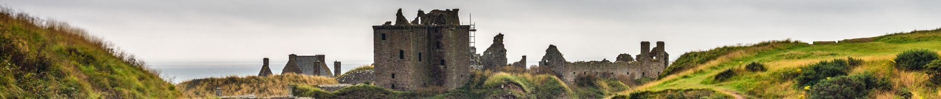Vista del Castillo de Dunnotar en Escocia